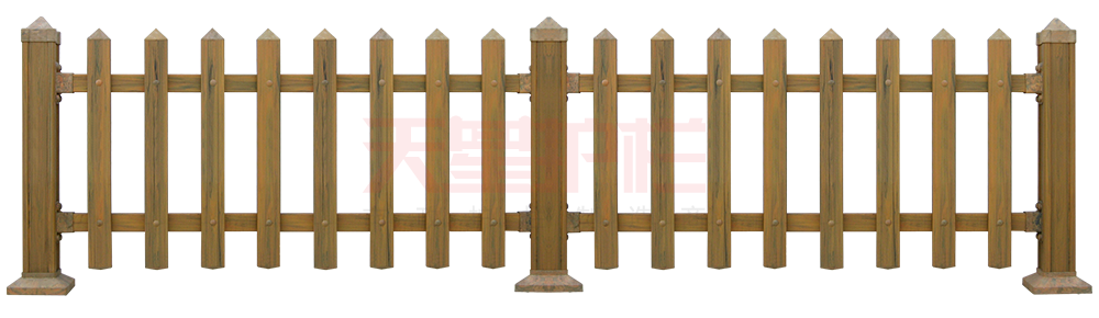 pvc塑钢仿木纹护栏