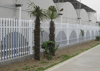 PVC塑钢围墙护栏